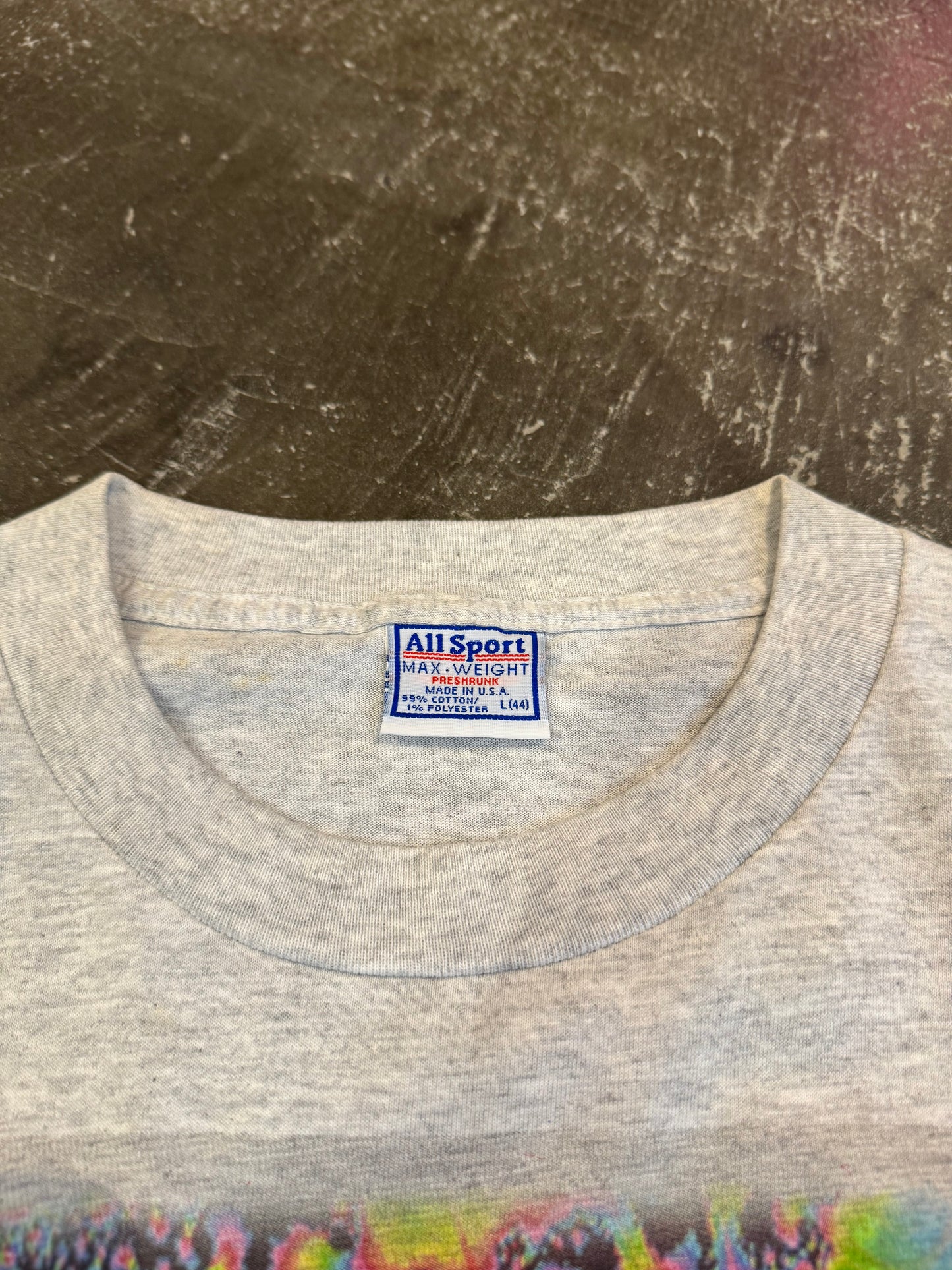 Vintage Gray Cotton Tee Size L