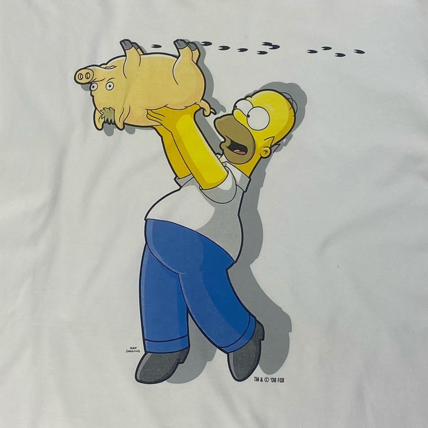 B&C 00s T-Shirt White Size XL