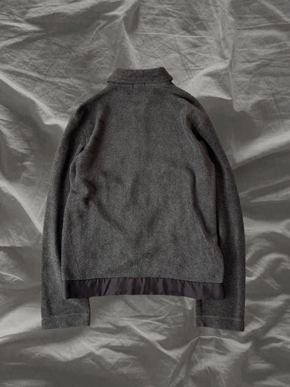 COMME des GARÇONS HOMME PLUS AW05 Curved Jacket Gray Size M
