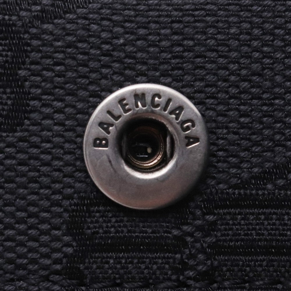 BALENCIAGA BB Logo Hardware 2-Way Tote Bag Black Size F