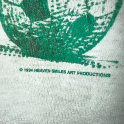 BOB MARLEY 90s Heaven Smiles Color Overprint T-Shirt Size XL