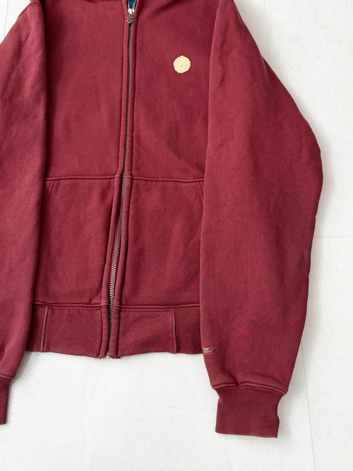 Swagger Cotton Message Design Zip Hoodie Size S