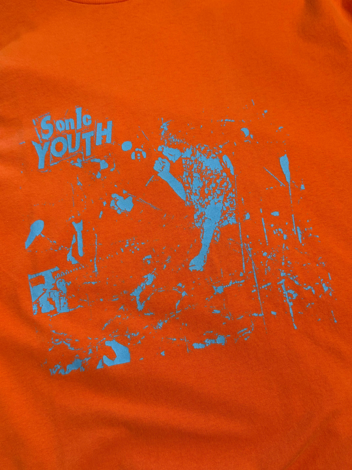 SONIC YOUTH 00's  bootleg band tee shirt Orange Size M