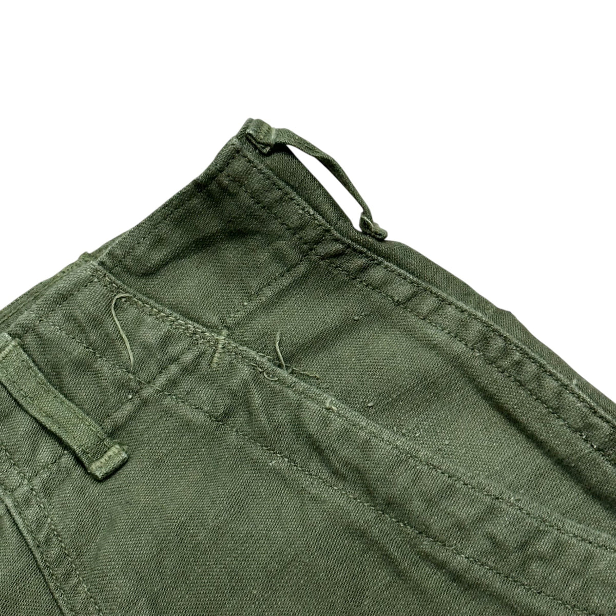 US ARMY 70s Vintage OG-107 Cotton Sateen Pants Olive Size 32×29