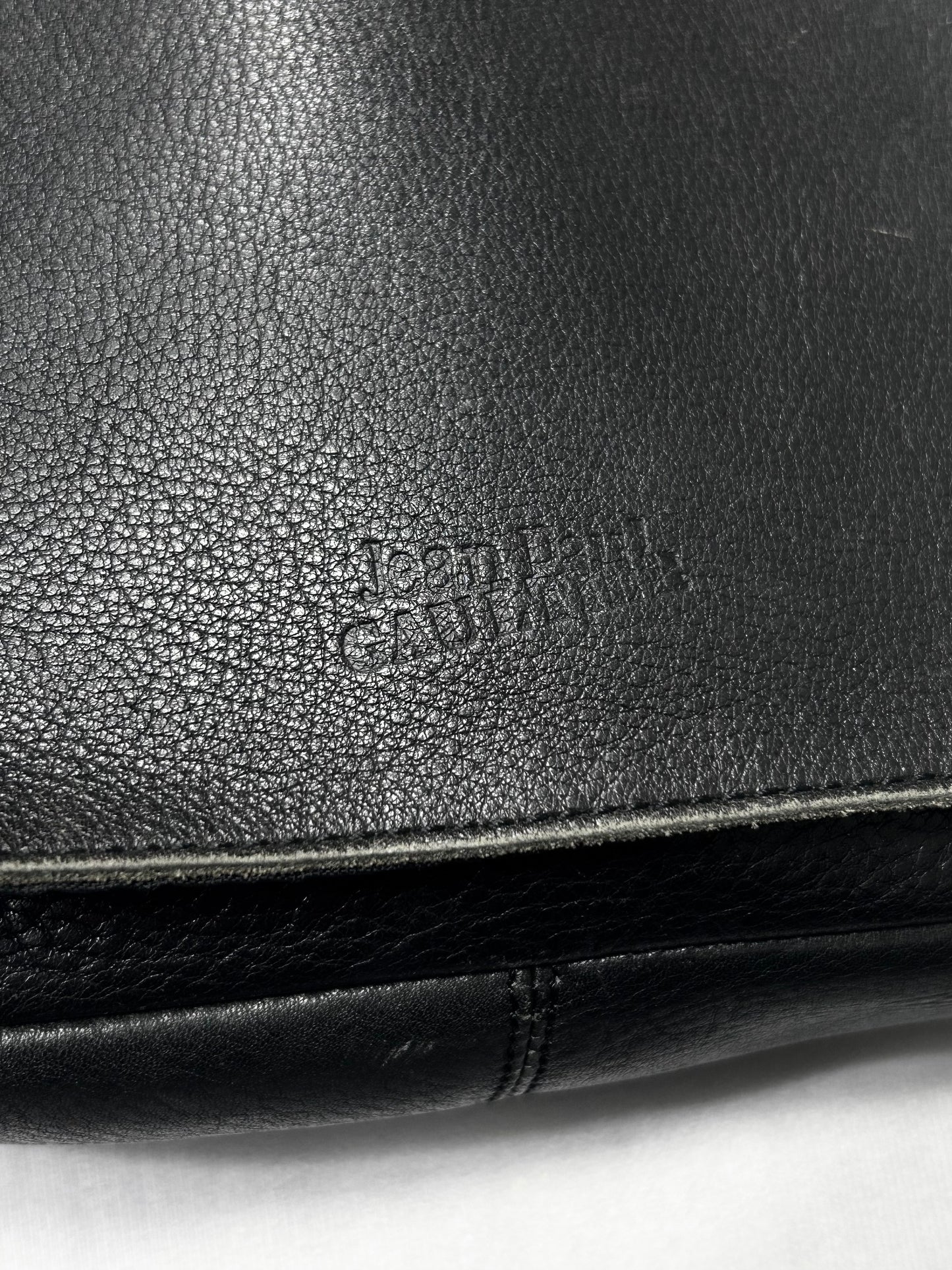 Jean Paul Gaultier classic postman bag Black