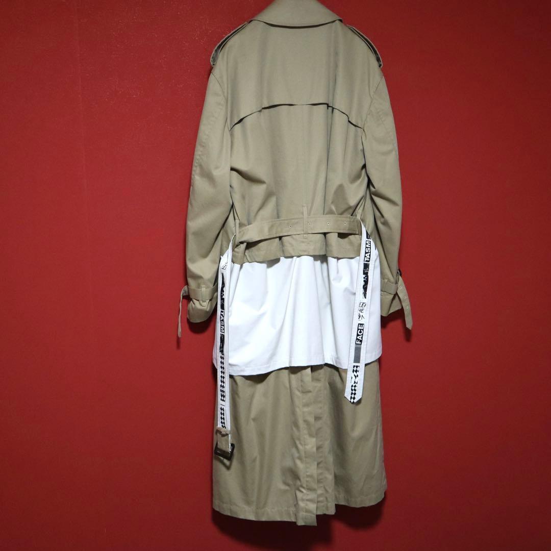FACETASM 17AW Reconstructed Layered Trench Coat Size 4