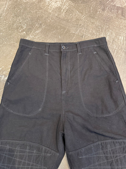 Junya Watanabe Black Nylon-Hemp Pants (2020) Size XS