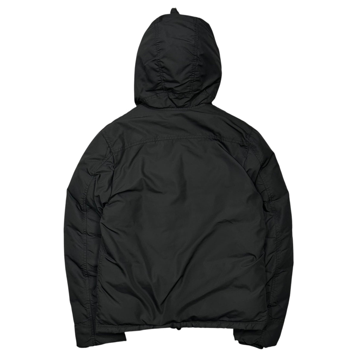 DUVETICA CEBRENO Hooded Down Jacket Black Size 46
