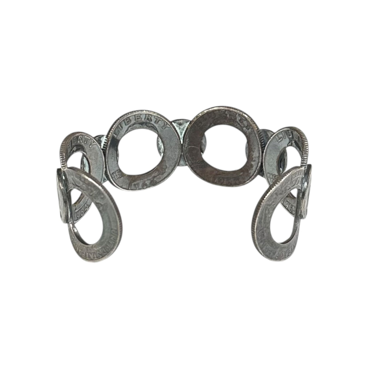 Phenomenon Beyond Description Silver 25 Cent Coin Bangle