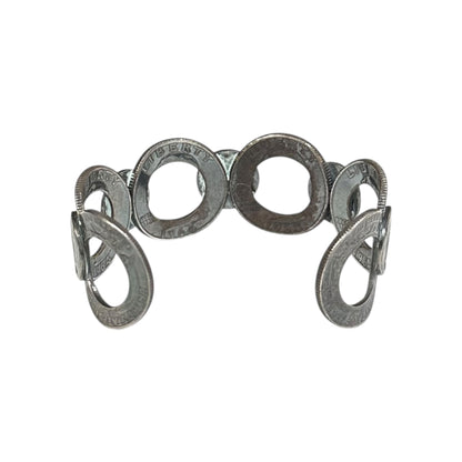 Phenomenon Beyond Description Silver 25 Cent Coin Bangle