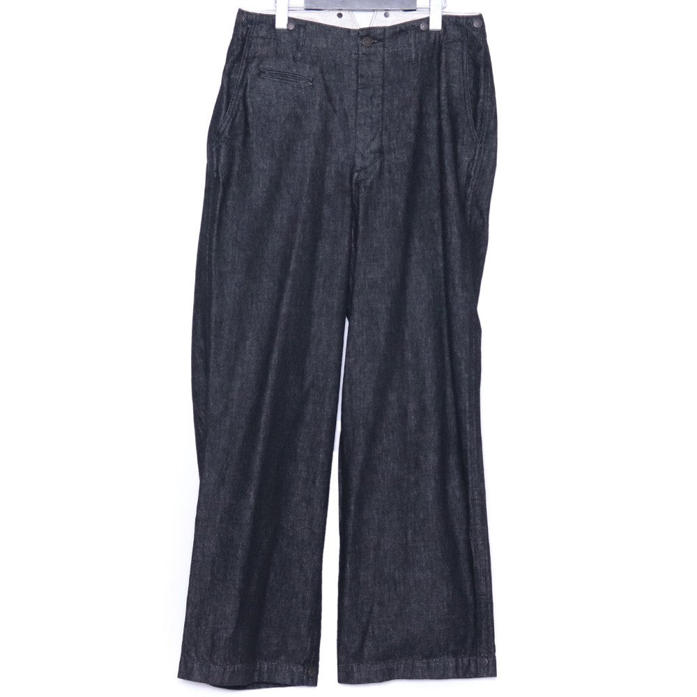 ISO x ANACHRONORM 25AW Washed Baggy Denim Black Size 1