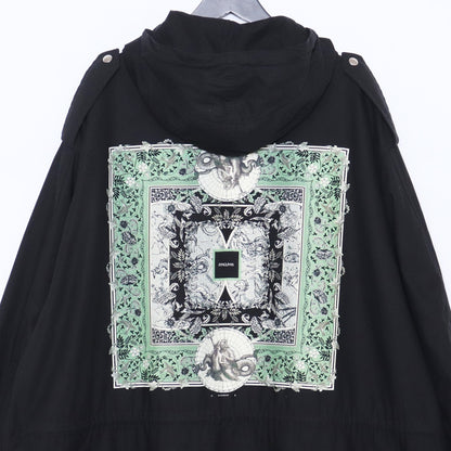 GIVENCHY 20AW ATLANTIS Mod Coat Black Size 48