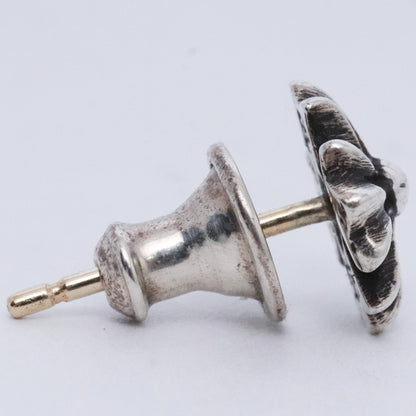 CHROME HEARTS #2 CH Plus Stud Earring Silver Size F