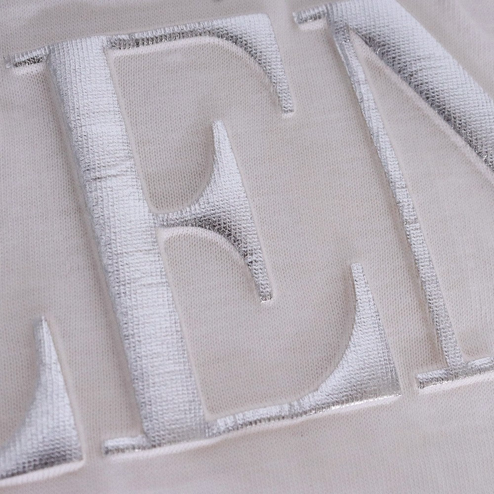 VALENTINO Embossed Logo Pocket T-Shirt White Size M