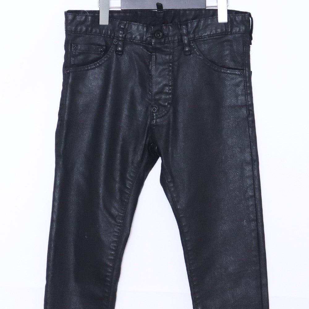 Dsquared2 COOL GUY JEAN Coated Skinny Black 22AW Size 44