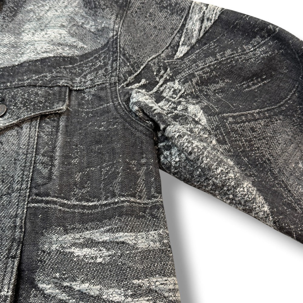 SUPREME 23SS Archive Denim Jacquard Jacket Black Size L