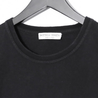BOTTEGA VENETA Crewneck Logo T-Shirt Black Size 52