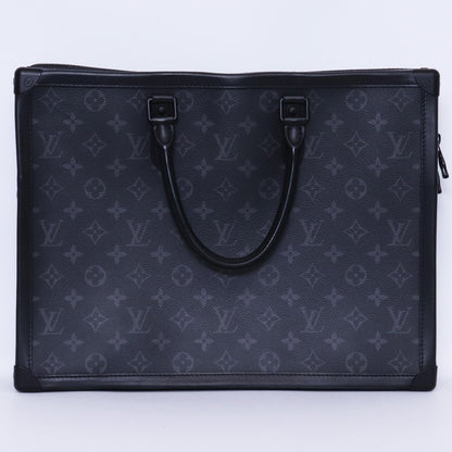Louis Vuitton Soft Trunk Briefcase Monogram Black Bag Size F