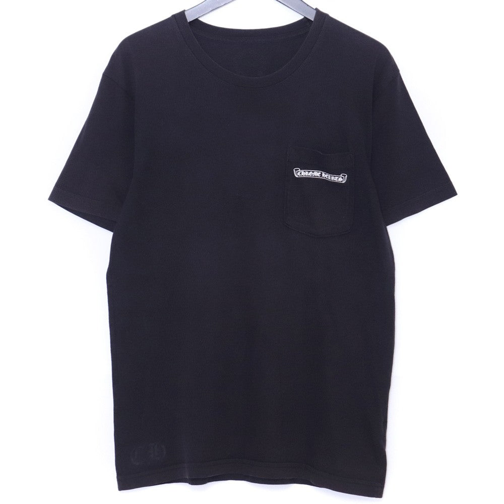 CHROME HEARTS USA Back Arch Logo Pocket T-Shirt Black Size M