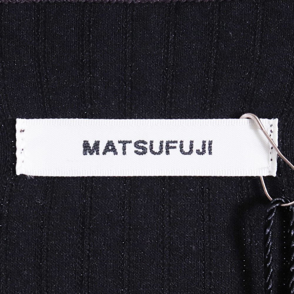 MATSUFUJI 25AW Stripe Jacquard Over Jacket Brown Size 2