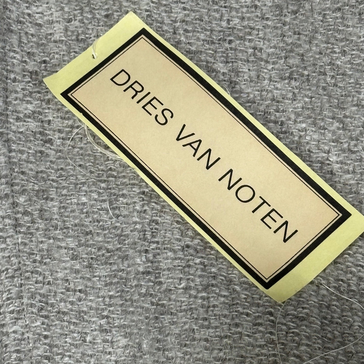 DRIES VAN NOTEN 98AW Viburnum Graphic Gown Coat Size FREE