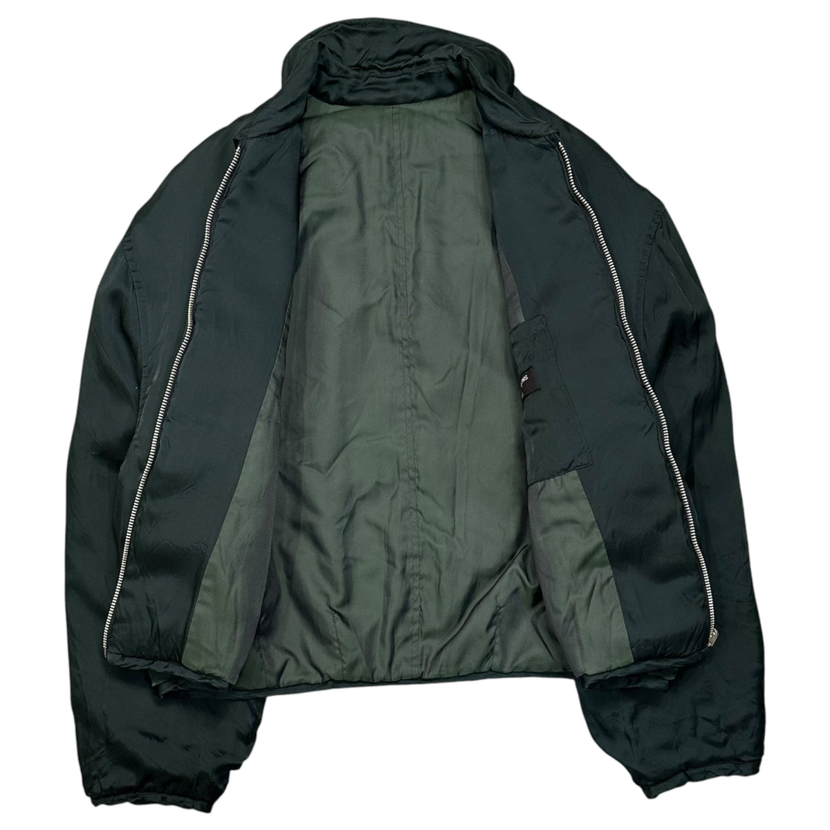 CDG Homme Plus 90AW Reversible Padded Dark Green Jacket Size M