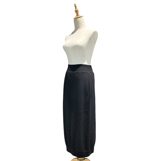 COMME des GARCONS 89AW Vintage Wool Skirt Black Size FREE