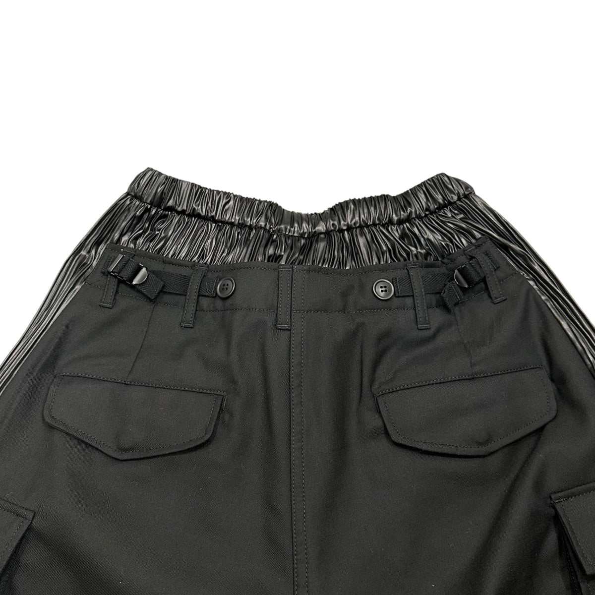 JUNYA WATANABE 25AW Gabardine Satin Wide Pants Black Size XS