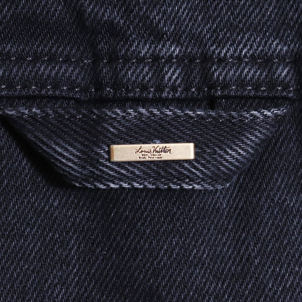 LOUIS VUITTON 24SS Monogram Emboss Jacket Black Size M