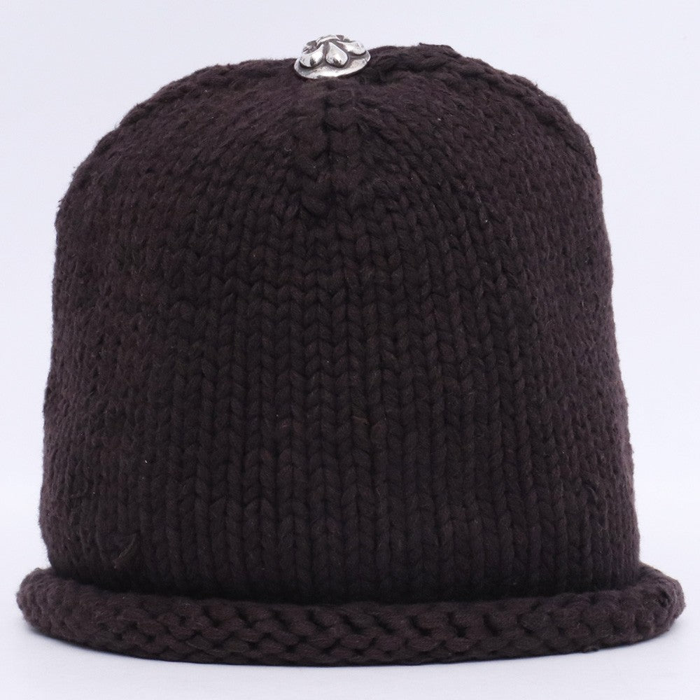 CHROME HEARTS BS Flare Patch Cotton Beanie Black Size F