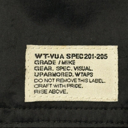 WTAPS 09AW Sherpa Field Nylon Taffeta Jacket Black Size M