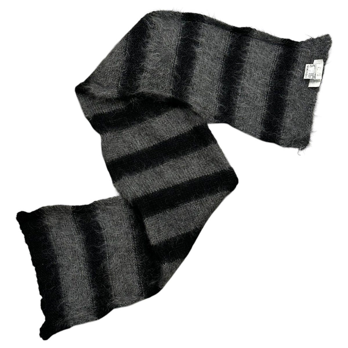 Maison Martin Margiela 99AW By Miss Deanna Scarf Black/Gray