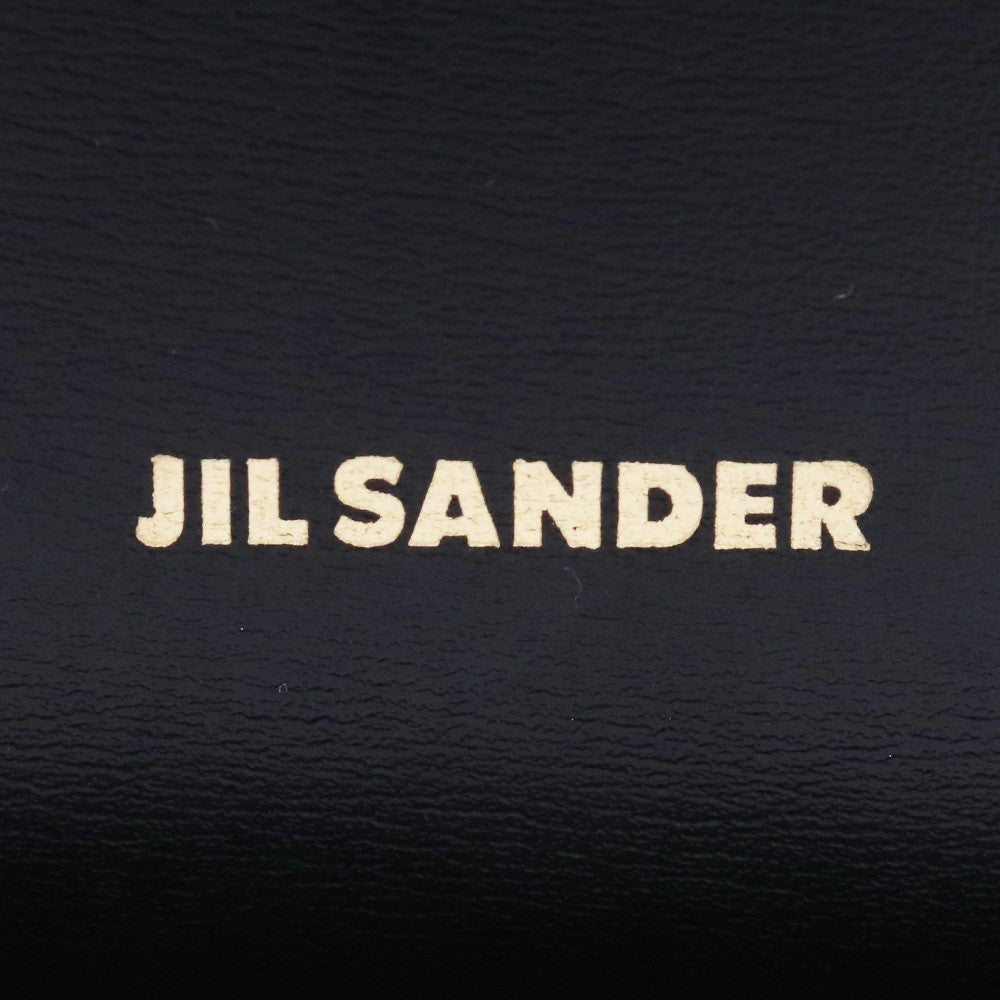 JIL SANDER CURVE BUCKET MD Leather Bag Black Size ONE SIZE