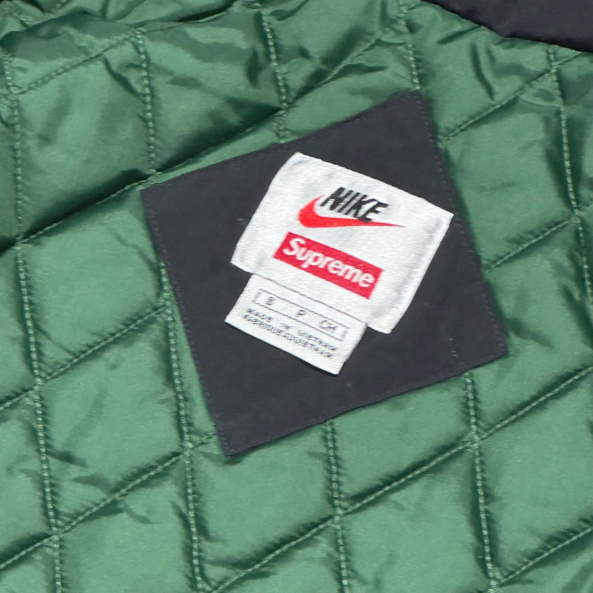 SUPREME x Nike 19SS Hooded Nylon Jacket Black Size S