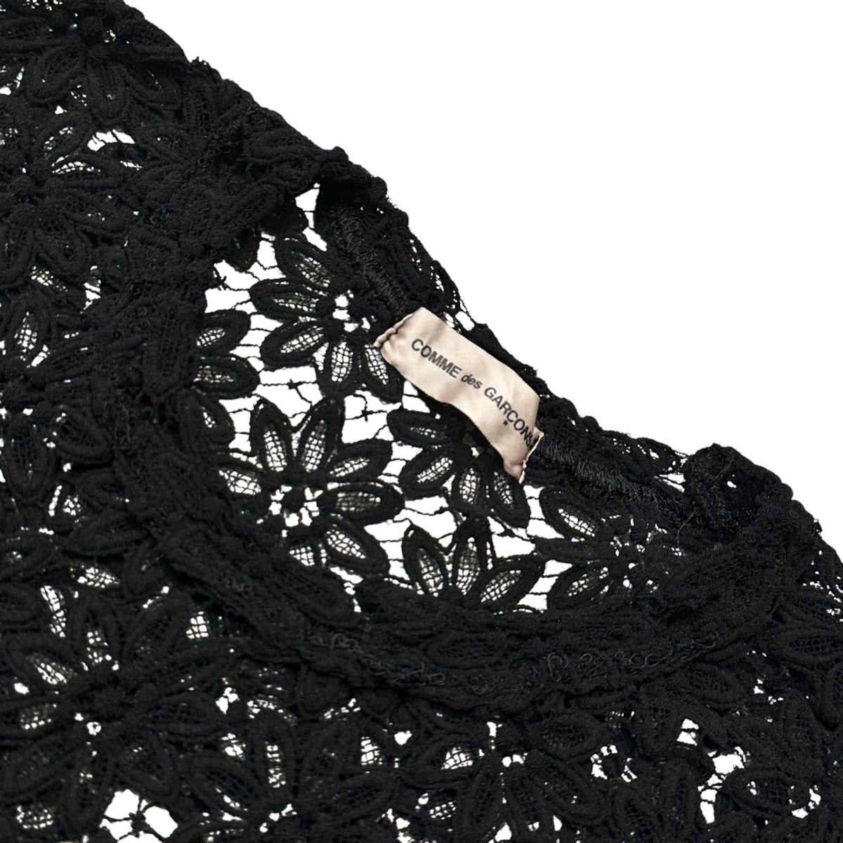 COMME des GARCONS 96SS Flower Lace Pullover Top Size FREE