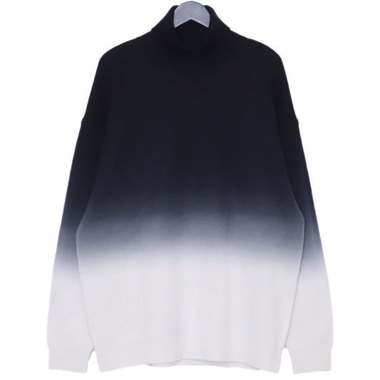 GRAPHPAPER 25AW Gradient Dyed Wool High Knit Black Size 1