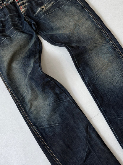 MARITHÉ+FRANÇOIS GIRBAUD Back Design Denim Jeans Size S