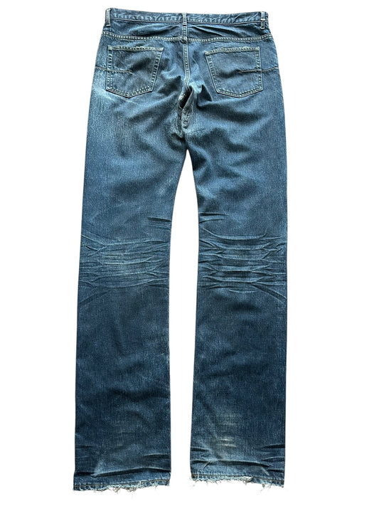 Dior Homme SS03 Mud Waxed Clawmark Jeans