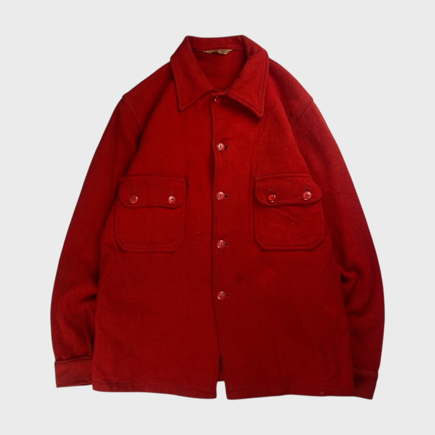BOY SCOUTS AMERICAN 60s Wool Jacket Red Size M