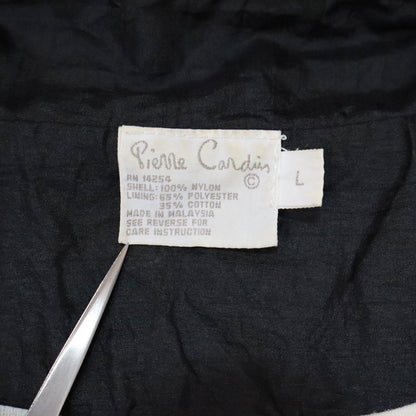 Pierre Cardin Oversized Tonal Pattern Nylon Jacket Size L
