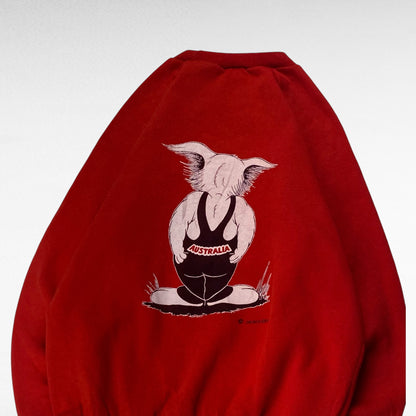 Van Duke 80s Sweatshirt Red Size M