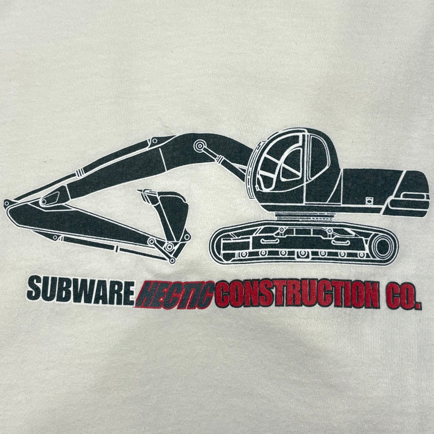 Subware x Hectic 90s Graphic T-Shirt White Size M