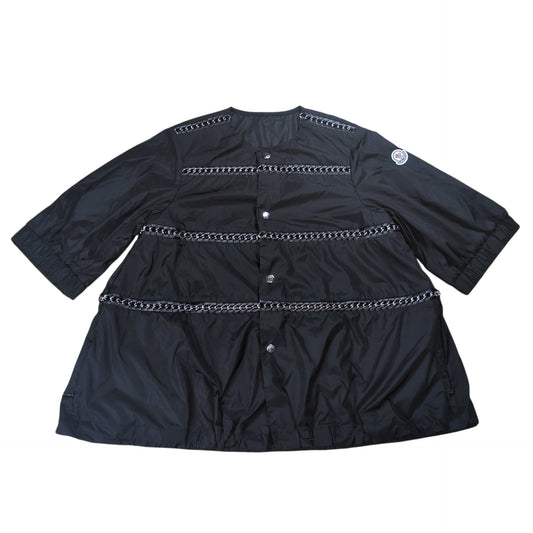 noir kei ninomiya Moncler Silver Nylon Jacket Size 1