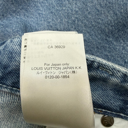 LOUIS VUITTON 25SS Monogram Skate Denim Pants Size 31