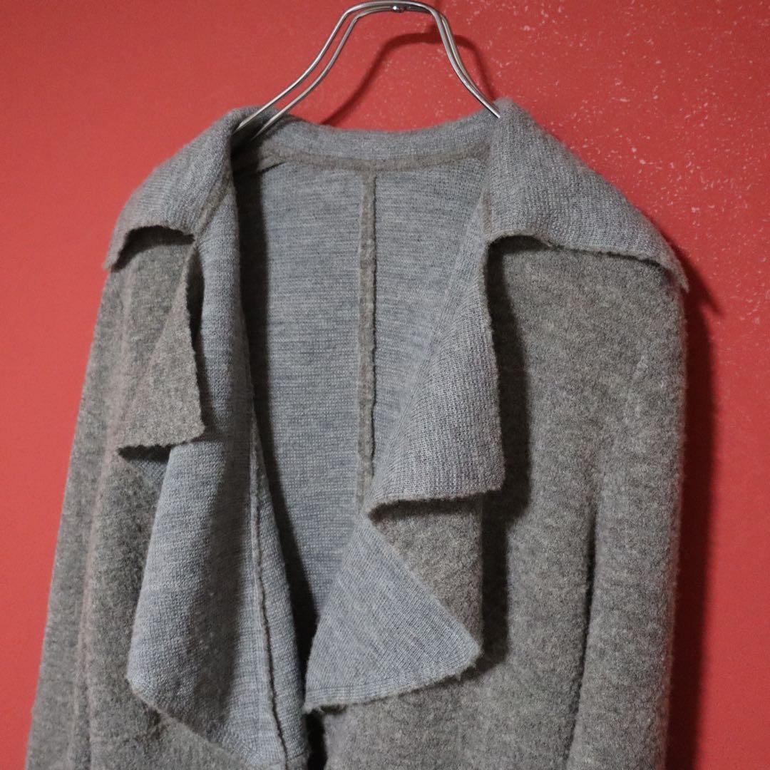 HaaT ISSEY MIYAKE Gray Collar Drape Design Size 2