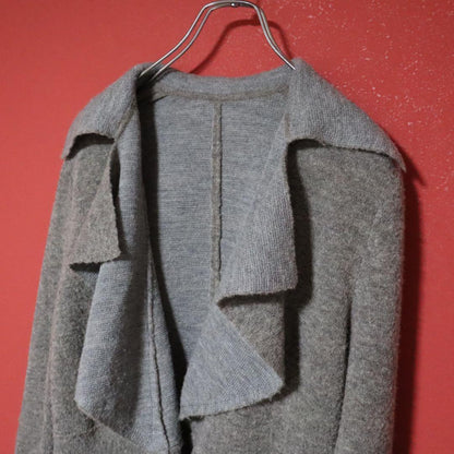 HaaT ISSEY MIYAKE Gray Collar Drape Design Size 2