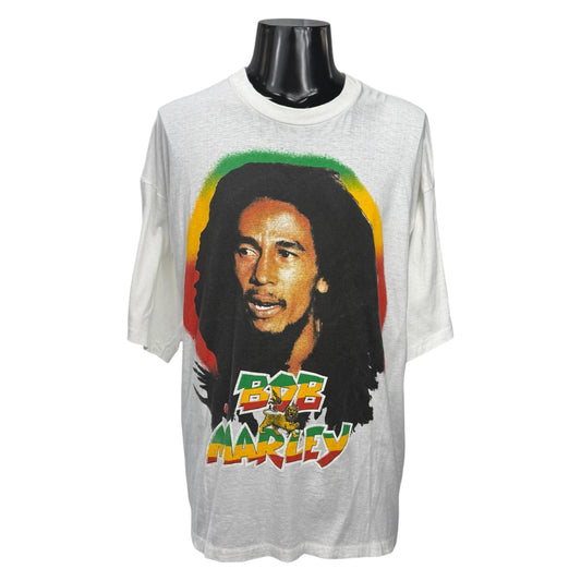 BOB MARLEY Vintage Portrait Rasta Graphic T-Shirt Size XL
