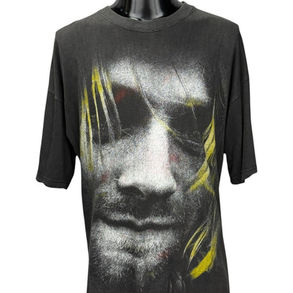 NIRVANA 90s Vintage Kurt Cobain In Album T-Shirt Size XL