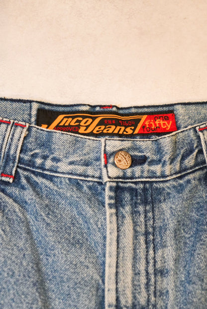 JNCO JEANS 90s 00s Baggy Denim Shorts Size 36