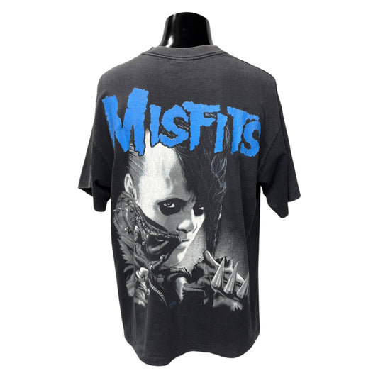MISFITS 90s "Jerry Only" Devil Rock Graphic T-Shirt Size XL